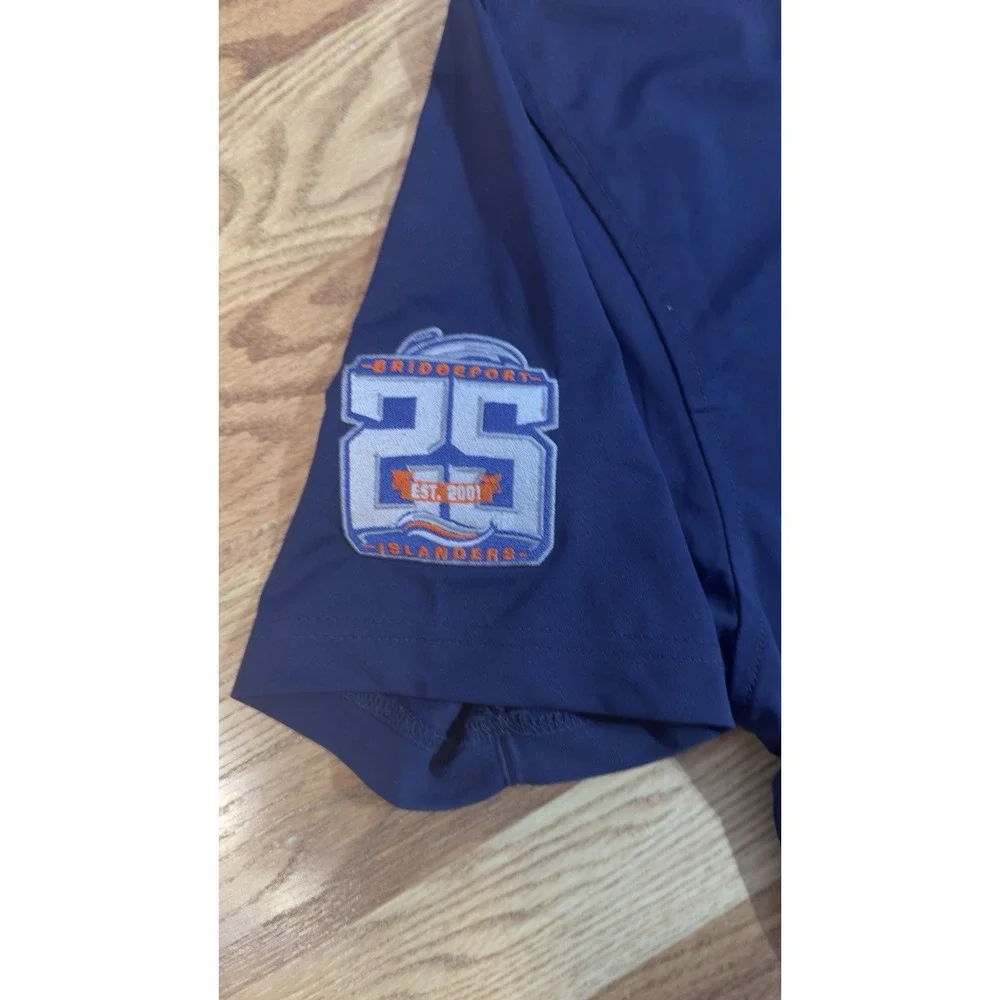 Rhoback Performance Polo Navy Blue Golf Shirt Men's Medium
